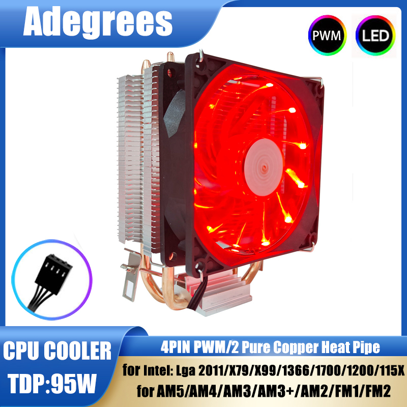Air Cooler Cpu - 2 caloducs refroidisseur de processeur tour