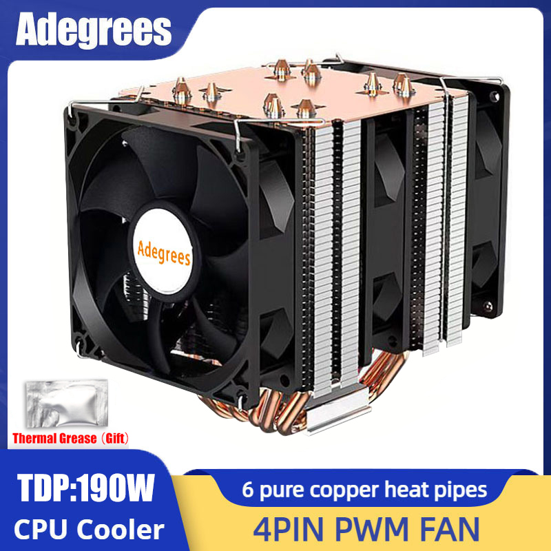 Air Cooler Cpu - Refroidisseur de processeur à 6 caloducs,