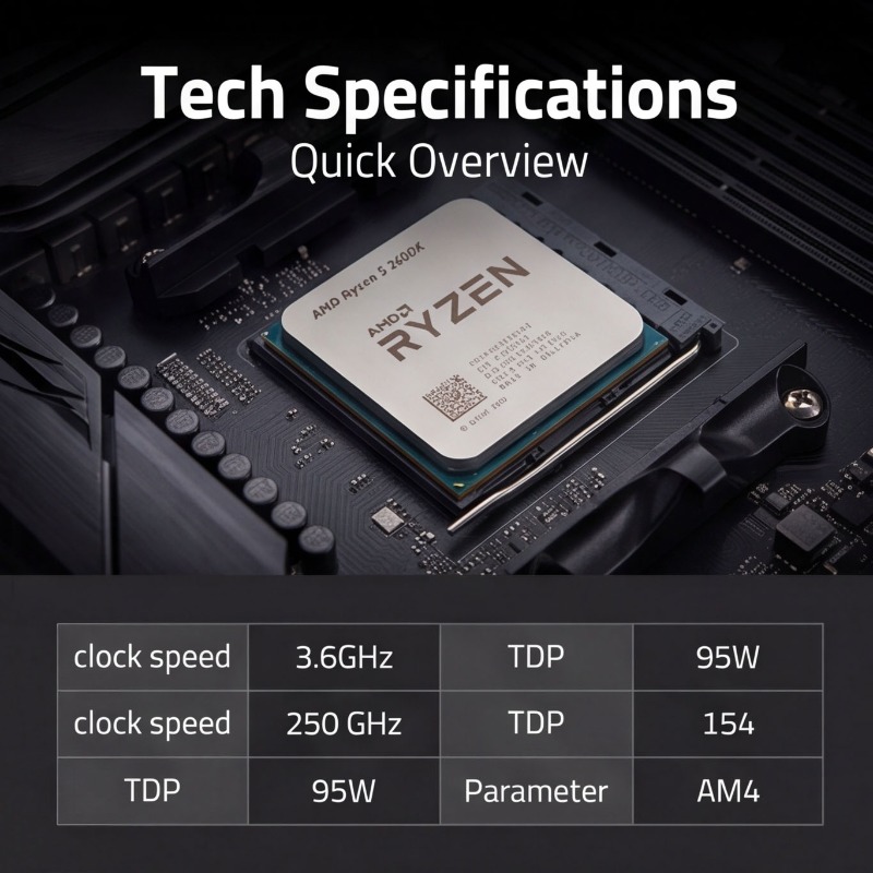 Processeur CPU Socket AM4 R5 2 - Cpu Cooler avis et prix